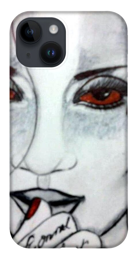 Prison Art iPhone Case featuring the drawing Untitled by GBamn Ent 