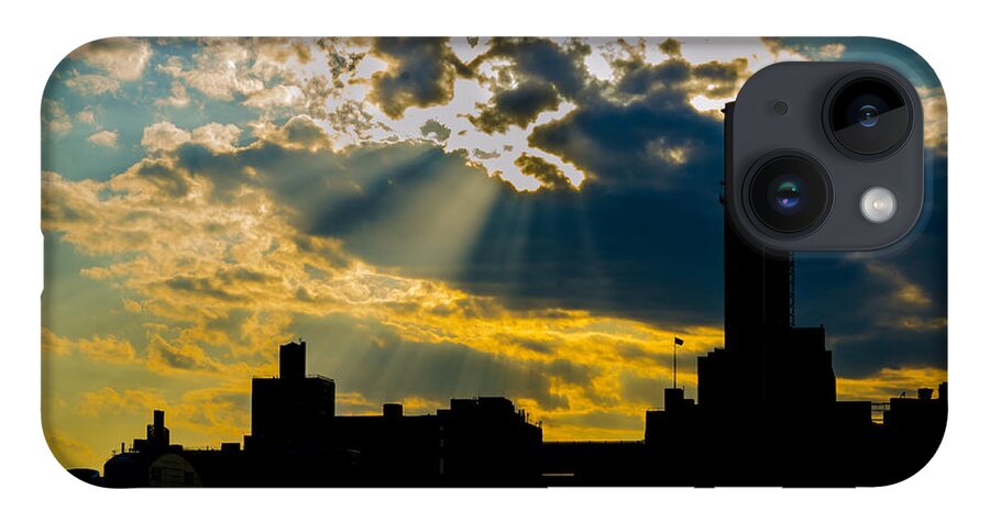 June 2014 iPhone Case featuring the photograph Urban Silhouette by Frank Mari