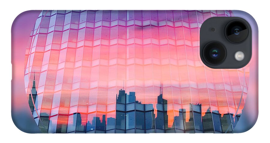 Urban iPhone 14 Case featuring the digital art Urban Twilight by Beverly Claire Kaiya