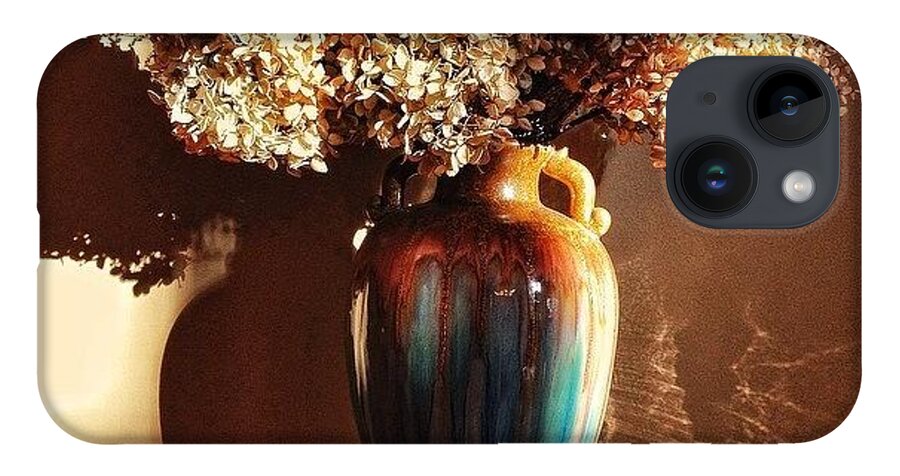 Mobilephotography iPhone Case featuring the photograph Vase And Flowers Still Life by Paul Cutright