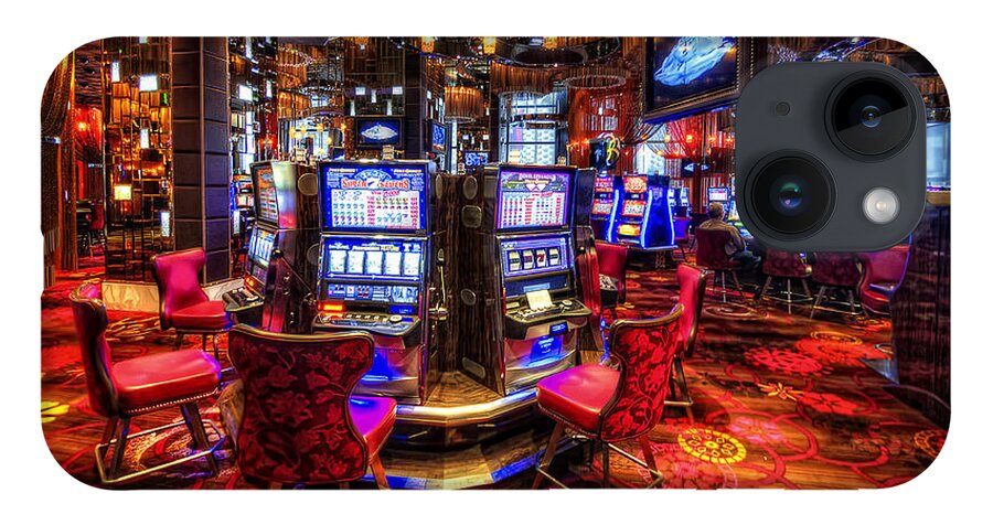 Art iPhone Case featuring the photograph Vegas Slot Machines 2.0 by Yhun Suarez