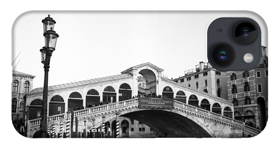 Venezia iPhone 14 Case featuring the photograph Venezia Rialto by Riccardo Mottola