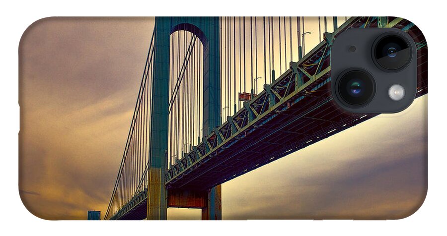 Dumbo iPhone Case featuring the photograph The Verrazano - Narrows Bridge by Louis Dallara