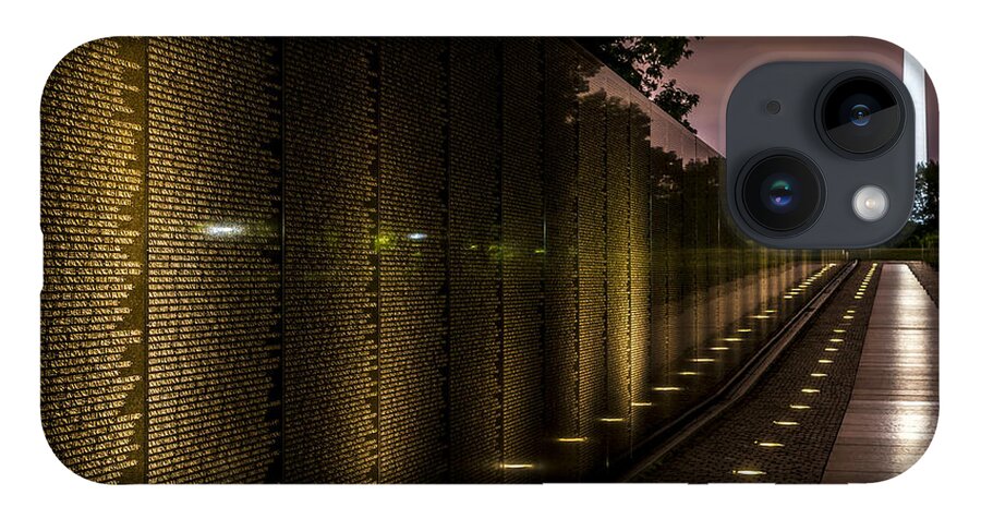 Vietnam iPhone 14 Case featuring the photograph Vietnam Veterans Memorial by David Morefield