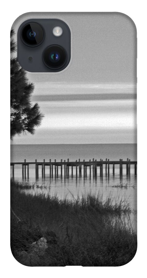 Ocean iPhone 14 Case featuring the photograph View of the Old Dock by Jennifer Robin