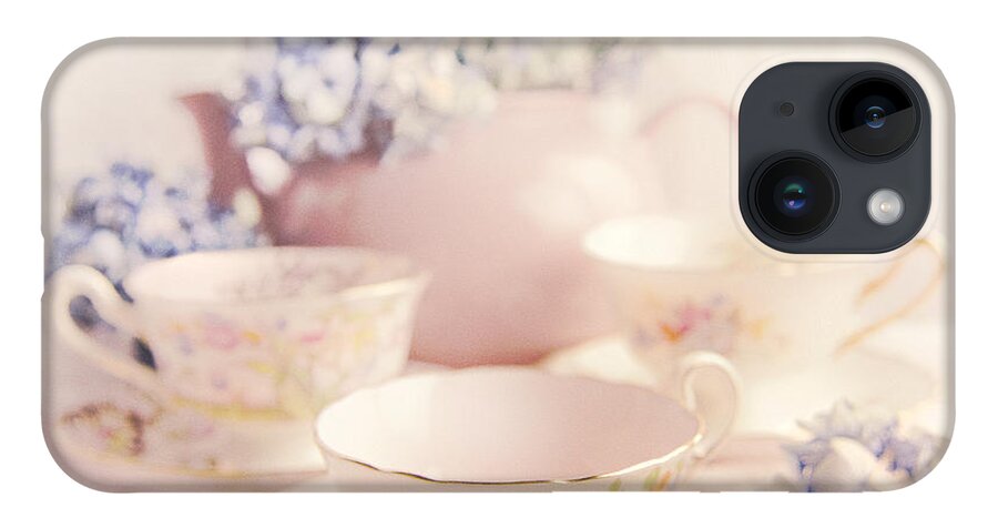 Kitchen iPhone Case featuring the photograph Vintage Teacups by Theresa Tahara
