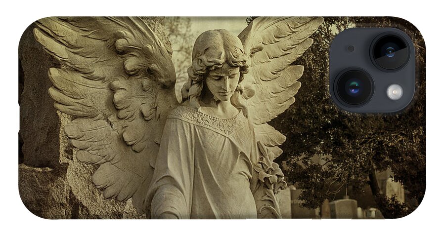 Angel iPhone 14 Case featuring the photograph Watch Over Me by Terry Rowe