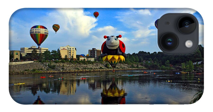 Hot Air Balloon iPhone 14 Case featuring the photograph Water Ride by Brenda Giasson