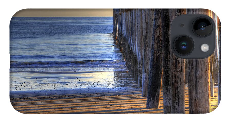 Ocean Scenes iPhone 14 Case featuring the photograph West Coast Cayucos Pier by Mathias 