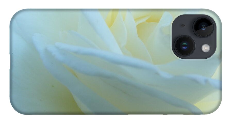 White iPhone Case featuring the photograph White Rose by Michelle Hoffmann
