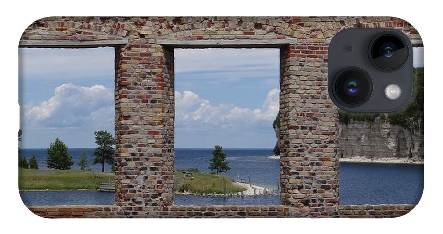 Fayette Historic State Park iPhone Case featuring the photograph Windows on Snail Shell Harbor by Keith Stokes
