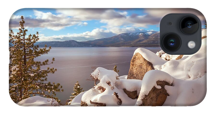 Landscape iPhone 14 Case featuring the photograph Winter in Tahoe by Jonathan Nguyen