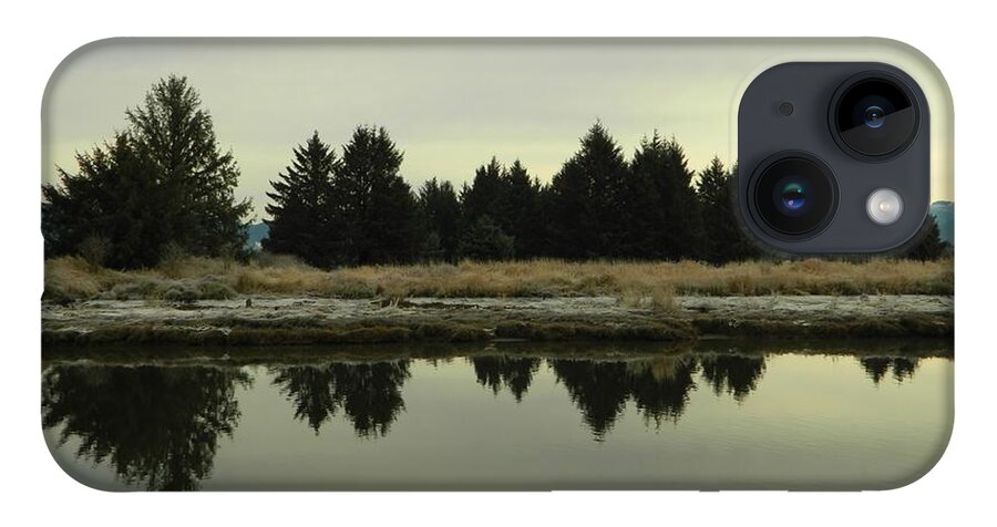 Landscape iPhone 14 Case featuring the photograph Winter River 7 by Gallery Of Hope 
