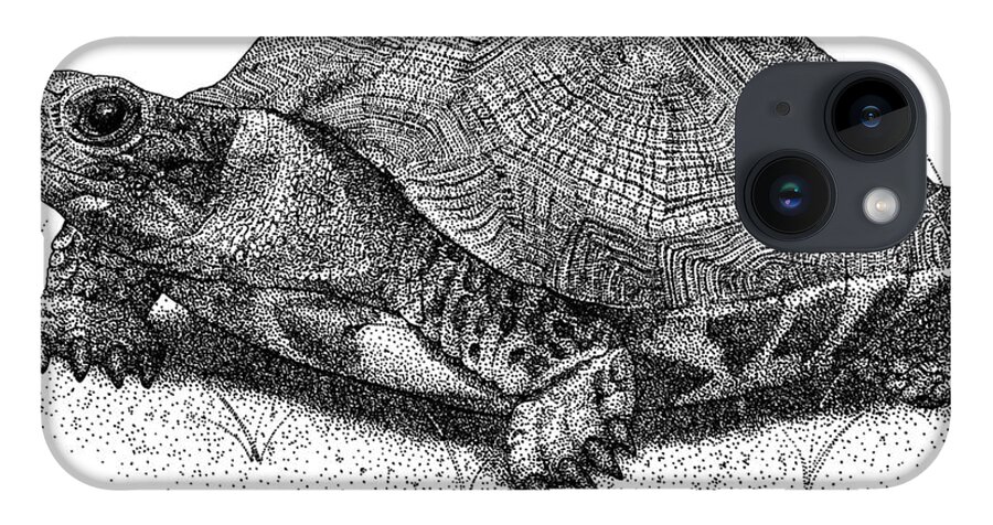 Wood Turtle iPhone 14 Case featuring the photograph Wood Turtle by Roger Hall