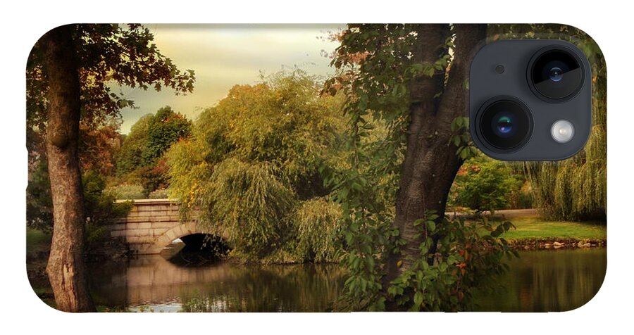 Woodlawn Cemetery iPhone 14 Case featuring the photograph Woodlawn Reflections by Jessica Jenney