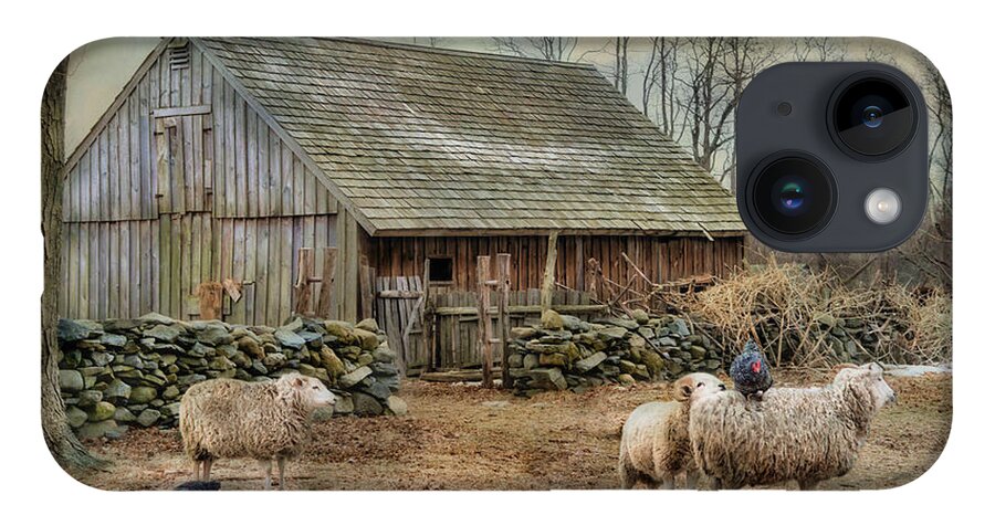 Sheep iPhone 14 Case featuring the photograph Wooly Bully by Robin-Lee Vieira