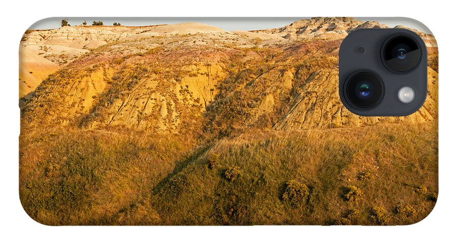 Afternoon iPhone 14 Case featuring the photograph Yellow Mounds Overlook Badlands National Park by Fred Stearns