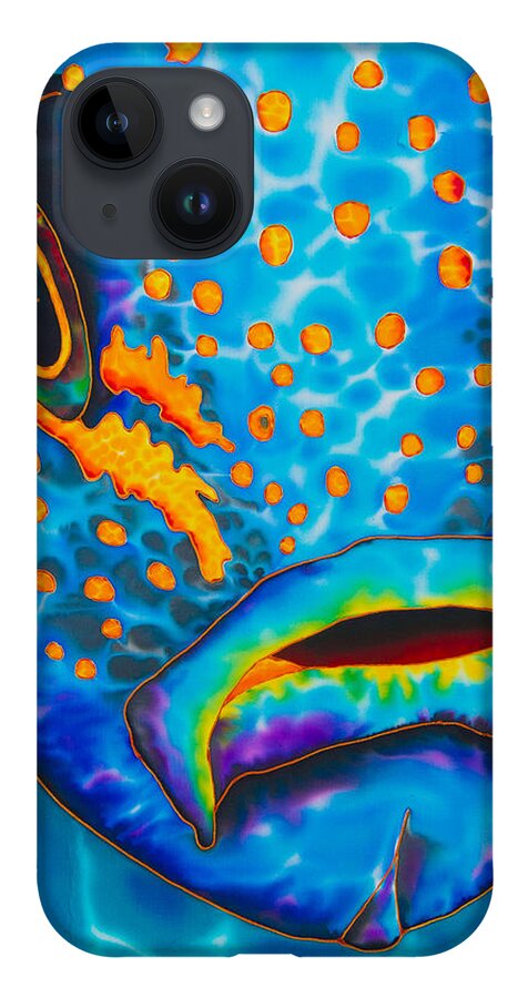 Yellowtail Snapper iPhone 14 Case featuring the painting Yellowtail Snapper by Daniel Jean-Baptiste
