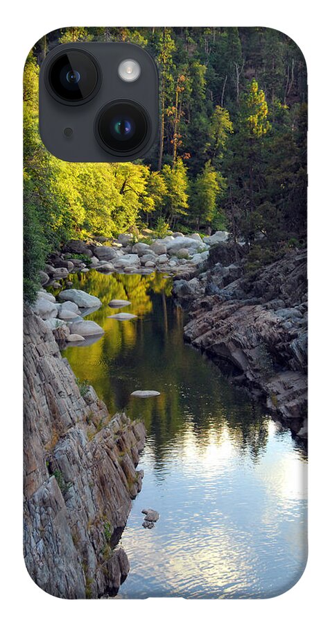 Yuba River iPhone Case featuring the photograph Yuba River Twilight by Donna Blackhall