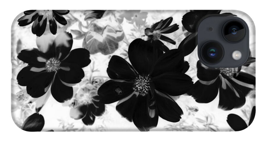 Abstract Photography iPhone 14 Case featuring the photograph Abstract Flowers 4 by Kim Galluzzo Wozniak