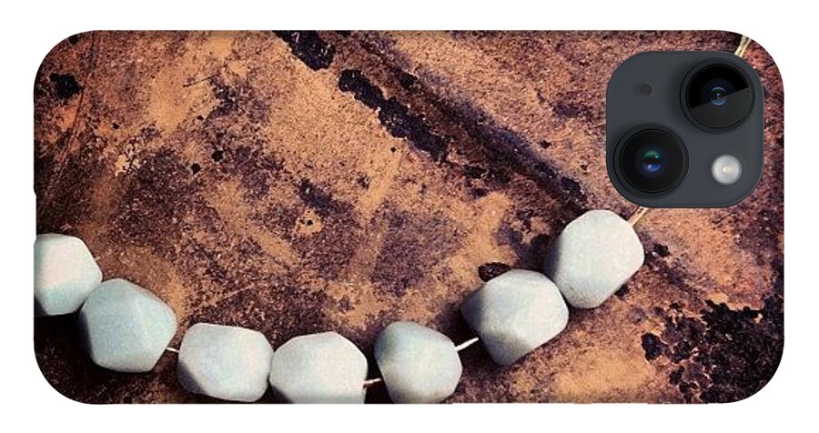 Amazonite iPhone Case featuring the photograph Amazonite And Gold by Nic Squirrell
