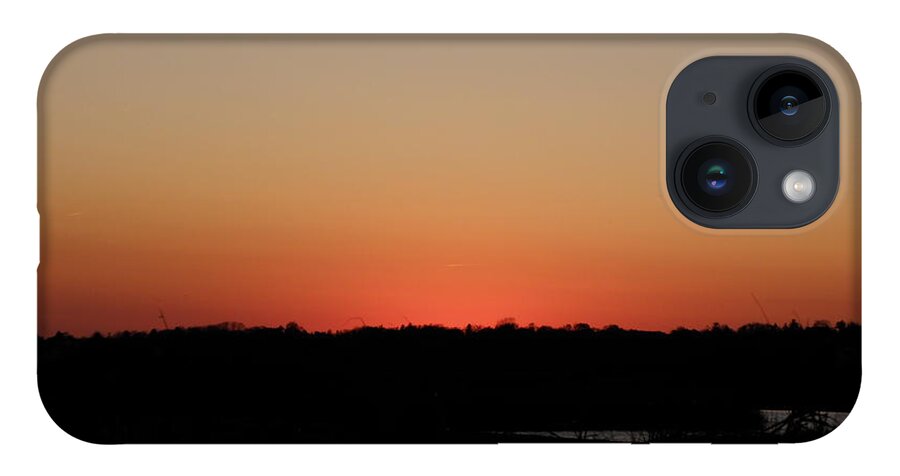 Autumn iPhone 14 Case featuring the photograph An Autumn Sunset by Kim Galluzzo Wozniak