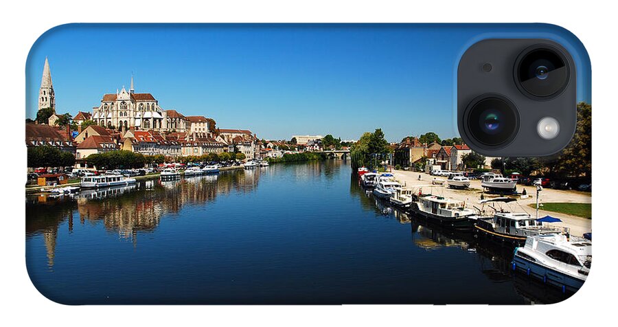 City iPhone Case featuring the photograph Auxerre France by Hannes Cmarits