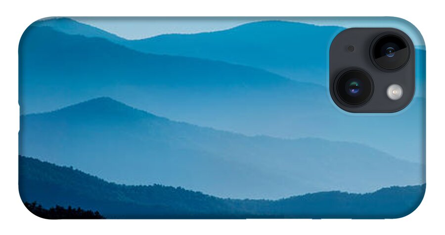 Asheville iPhone 14 Case featuring the photograph Blue Ridges Panoramic by Joye Ardyn Durham