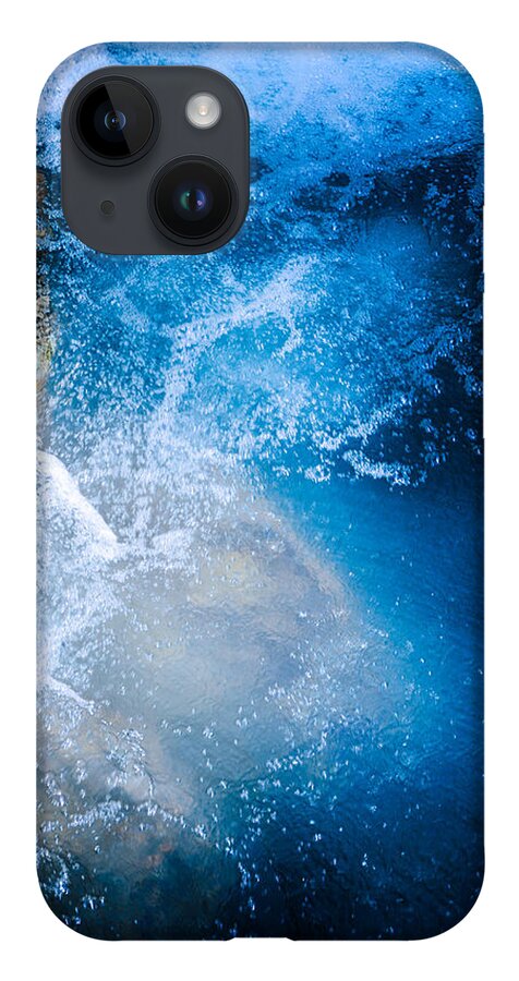 Stream iPhone 14 Case featuring the photograph Blue water by Michael Goyberg
