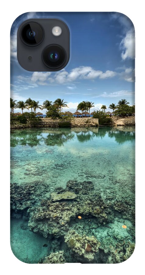 Hdr iPhone 14 Case featuring the photograph Chankanaab Lagoon by Brad Granger