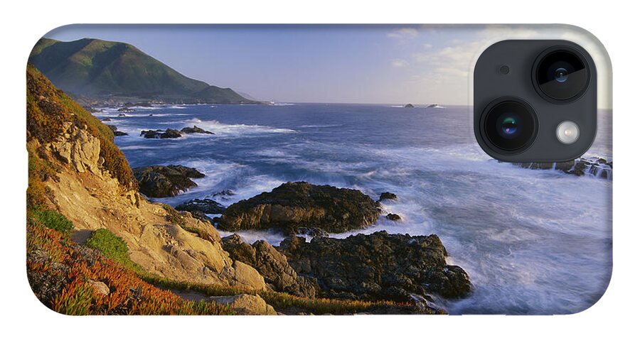 00174722 iPhone 14 Case featuring the photograph Coastline Big Sur Garrapata State Beach by Tim Fitzharris