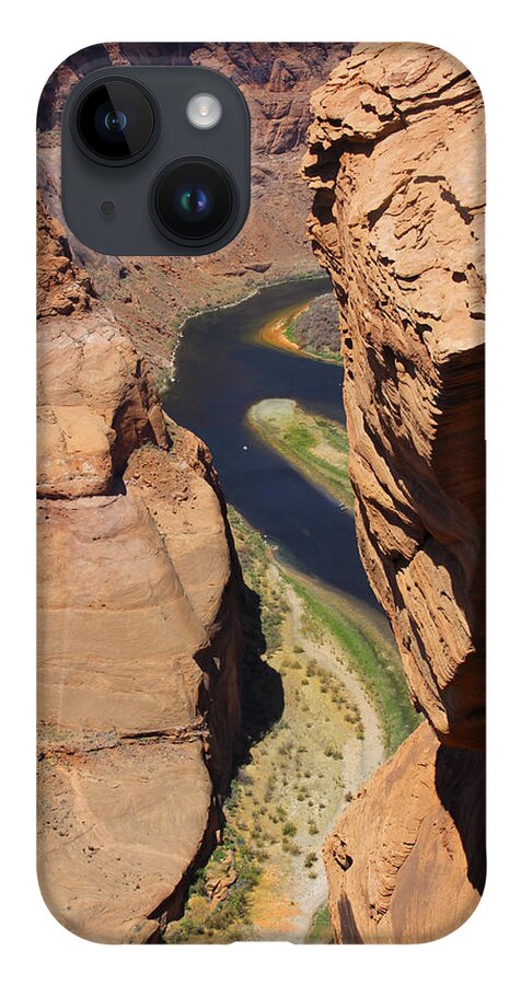 Arizona iPhone 14 Case featuring the photograph Colorado River at Horseshoe Bend by Mike McGlothlen