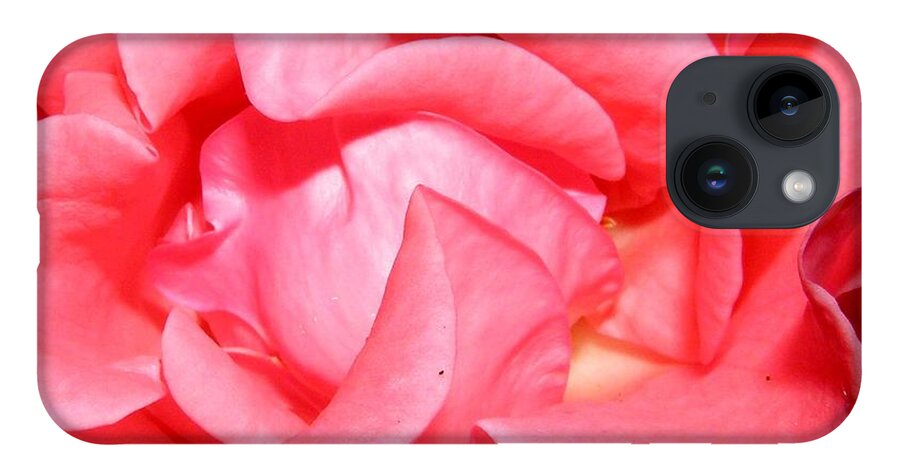 Pink iPhone 14 Case featuring the photograph Delicate Swirls Of Pin by Kim Galluzzo Wozniak