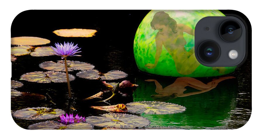 Full Nude iPhone 14 Case featuring the photograph Fairy By The Pond by Harry Spitz