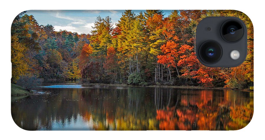 Foliage iPhone 14 Case featuring the photograph Fall Reflection by Ronald Lutz