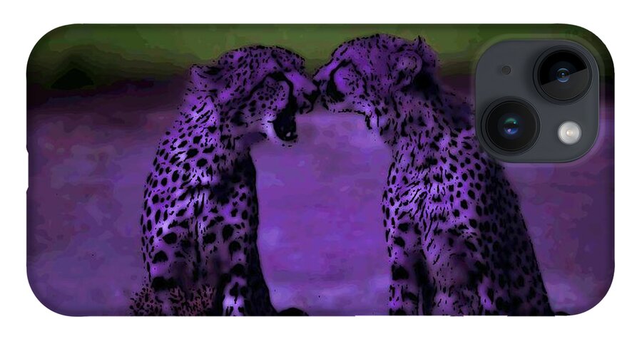 Cheetahs iPhone Case featuring the photograph Feelings by George Pedro