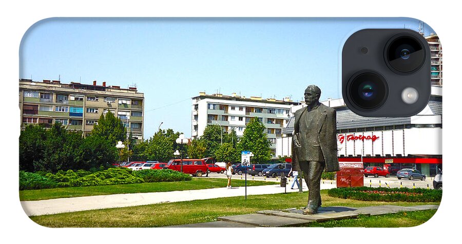 Sloboda iPhone Case featuring the photograph The Monument of Kosta Stamenkovic Leskovac by Dejan Jovanovic