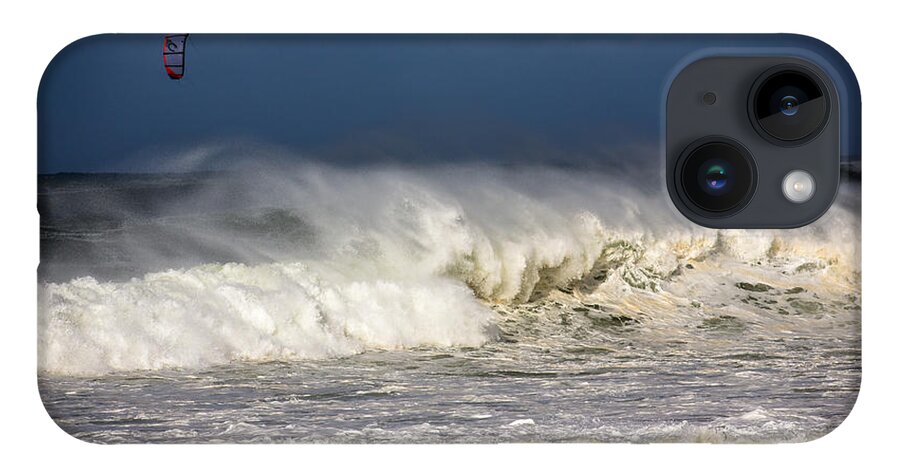 Kite Surfer iPhone 14 Case featuring the photograph Hanging in there by Sheila Smart Fine Art Photography