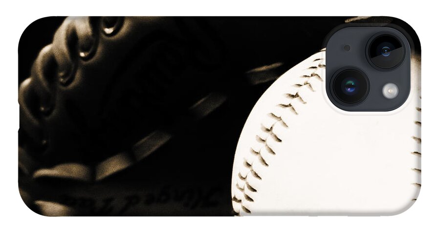 Baseball iPhone 14 Case featuring the photograph Home Run by Lisa Lambert-Shank