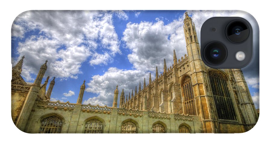 Art iPhone 14 Case featuring the photograph Kings College - Cambridge by Yhun Suarez