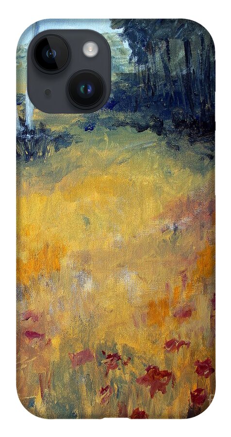 Landscape iPhone 14 Case featuring the painting Landscape 1 by Julie Lueders 