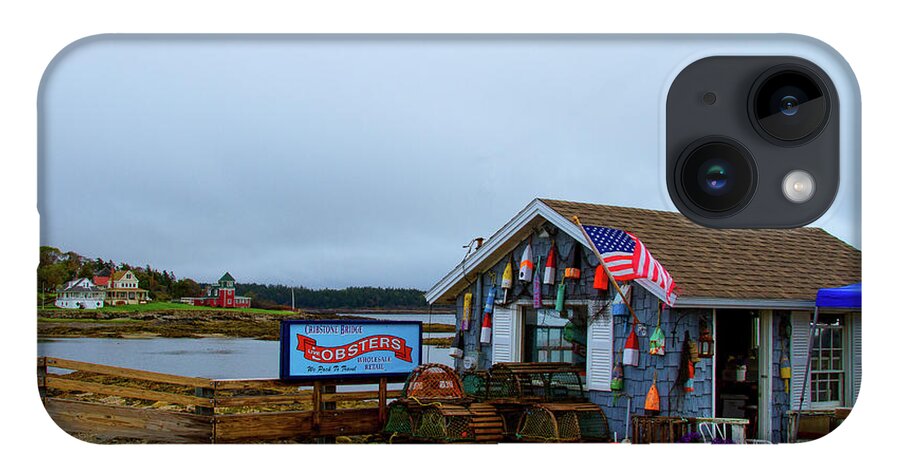 Maine iPhone 14 Case featuring the photograph Lobster House by Sue Karski