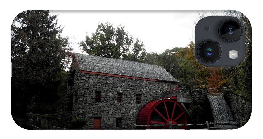 Longfellow iPhone 14 Case featuring the photograph Longfellow Grist Mill x17 by Kim Galluzzo