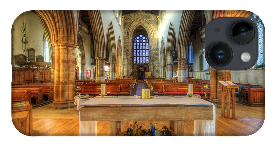 Yhun Suarez iPhone Case featuring the photograph Loughborough Church Altar by Yhun Suarez