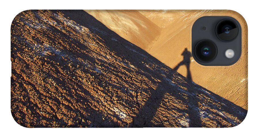 Shadow iPhone Case featuring the photograph Me and My Shadow - Utah by Mike McGlothlen
