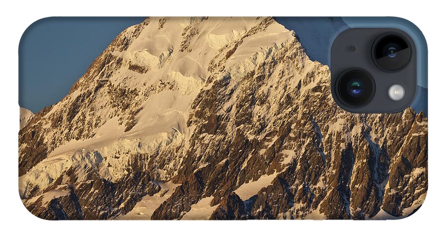 00439964 iPhone 14 Case featuring the photograph Mount Cook At Sunset Mount Cook Np New by Colin Monteath