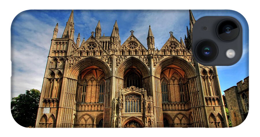 Yhun Suarez iPhone 14 Case featuring the photograph Peterborough Cathedral by Yhun Suarez