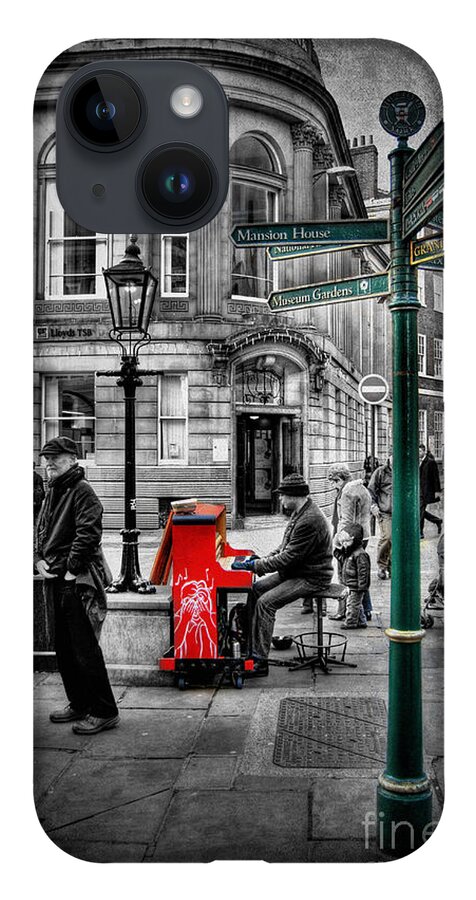 Yhun Suarez iPhone 14 Case featuring the photograph Piano Man by Yhun Suarez