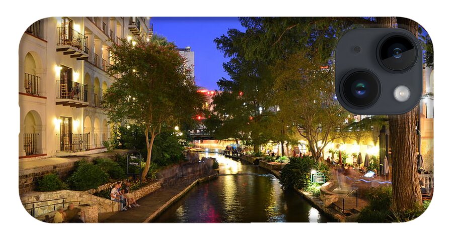 The Riverwalk iPhone 14 Case featuring the photograph River Walk 2 by David Morefield