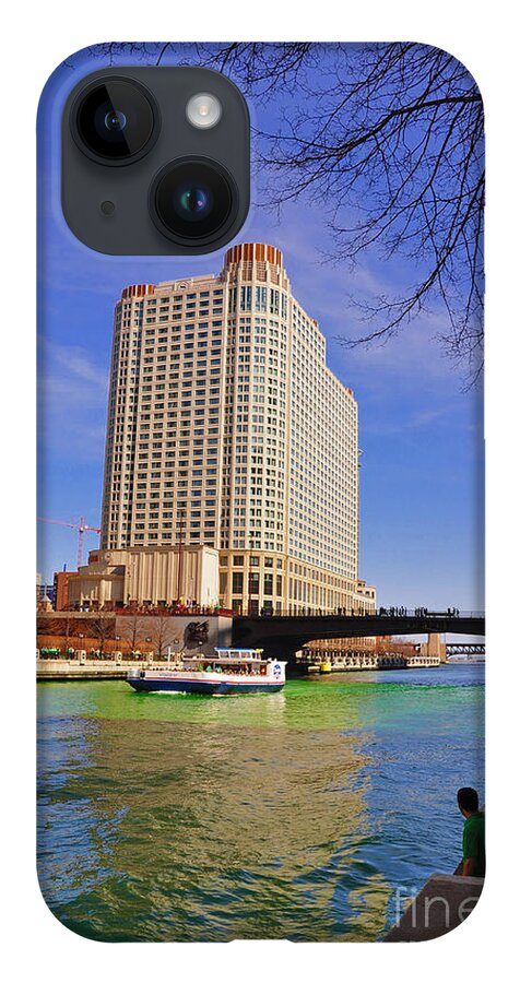 Chicago iPhone Case featuring the photograph St Patrick's Day by Dejan Jovanovic